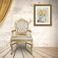 thumbnail image 3 of Unknown 25x32 Gold Ornate Wood Framed with Double Matting Museum Art Print Titled - Yellow and Blue I, 3 of 4