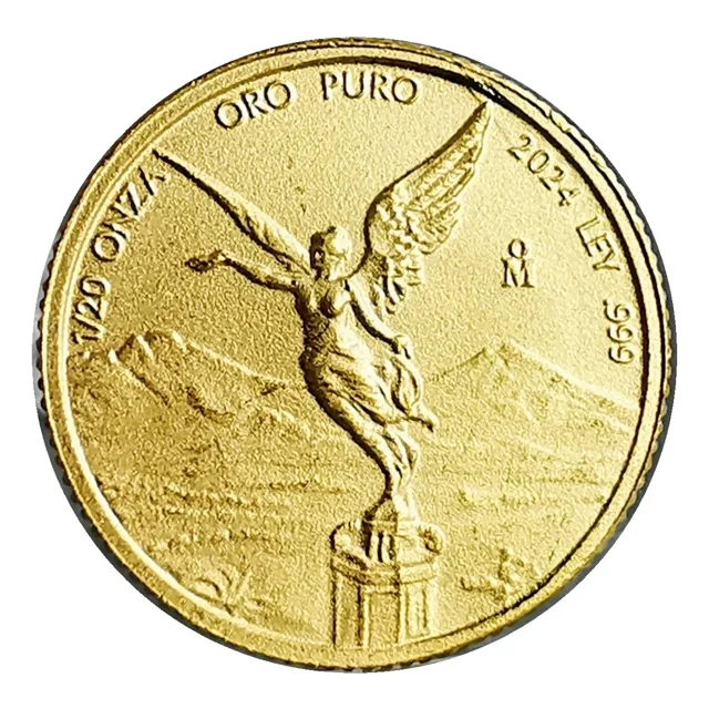 Moneda 1/20 Veinteavo onza Libertad Oro Puro
