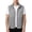 Gray, variant on Lightweight Outdoor Vest Jacket for Men, Mesh Quick Dry Full-Zip Sleeveless Jackets for Golf, Safari, Travel, Fishing, Hiking