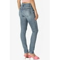 thumbnail image 4 of TheMogan Women's Perfect Shaping Slimming Mid Rise Dark Washed Ankle Skinny Jeans, 4 of 7