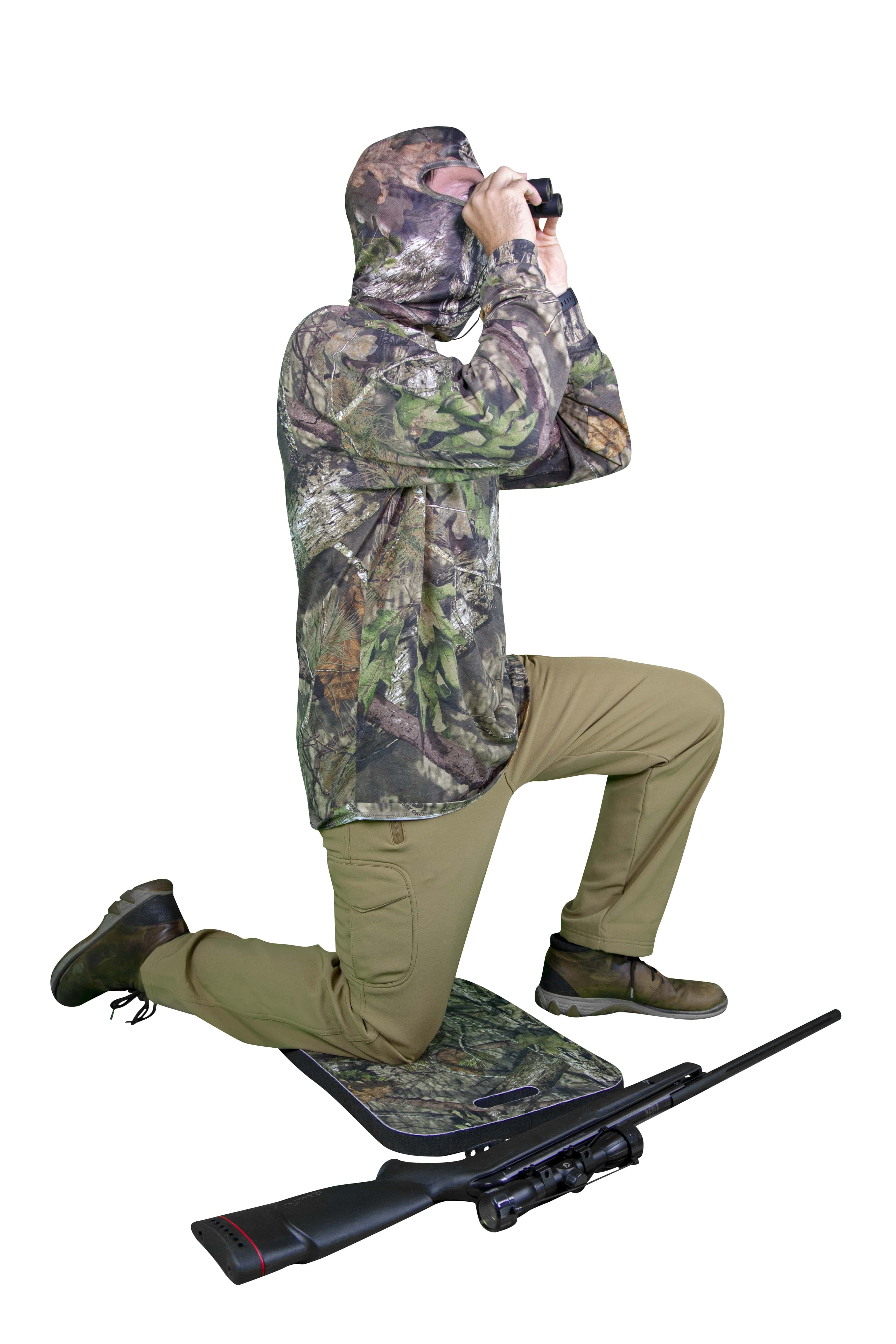 Earth Edge Mossy Oak Camo Tree Stand Cushion, Kneeling Pad and Comfort Cushion for Ground Blinds, 15"x20"x2"