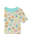 thumbnail image 3 of Wonder Nation Toddler Girls Cotton Tee and Pants Sleep Set, 3-Pack, Sizes 12M-5T, 3 of 4