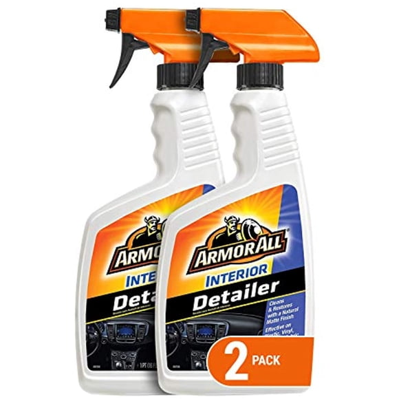 Armor All Interior Car Cleaner Formula, Detailer for Cars, Truck, Motorcycle, 16 Fl Oz, Pack of 2, 18726