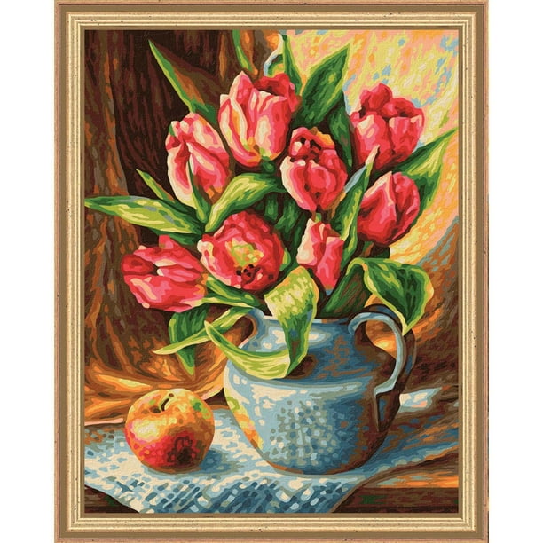 Schipper A Bunch of Tulips PaintbyNumber Kit