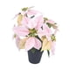 thumbnail image 4 of Arreglo floral artificial de flor de Pascua para , adorno de flores artificiales para chimenea, fiesta de , festival, oficina., 4 of 9