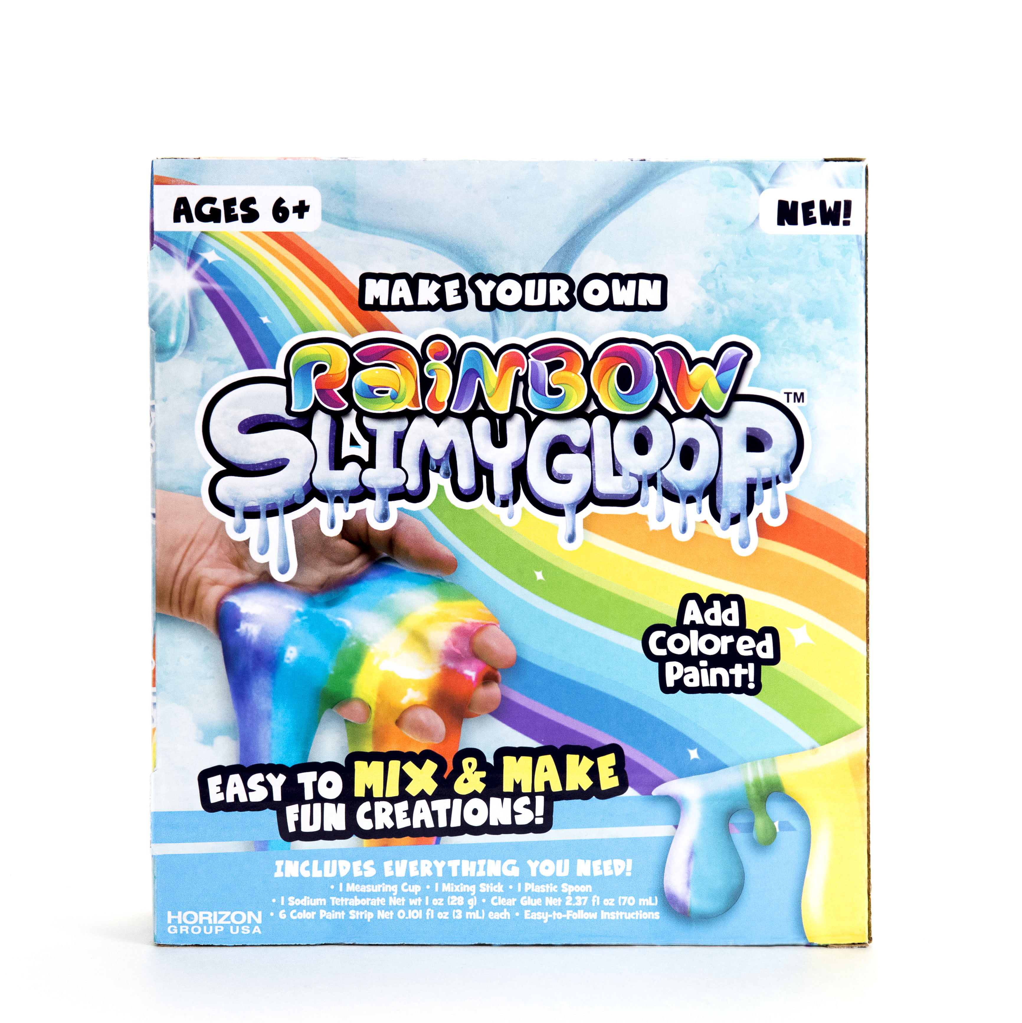 Rainbow SlimyGloop Slime Kids Craft Kit Toy Goop Maker 