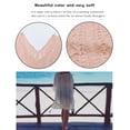 thumbnail image 5 of Beach Cover Up for Women Summer Sexy Hollow Out Seethrough Swimsuit Cover Up Crochet Coverup with Tassel Shermie, 5 of 6