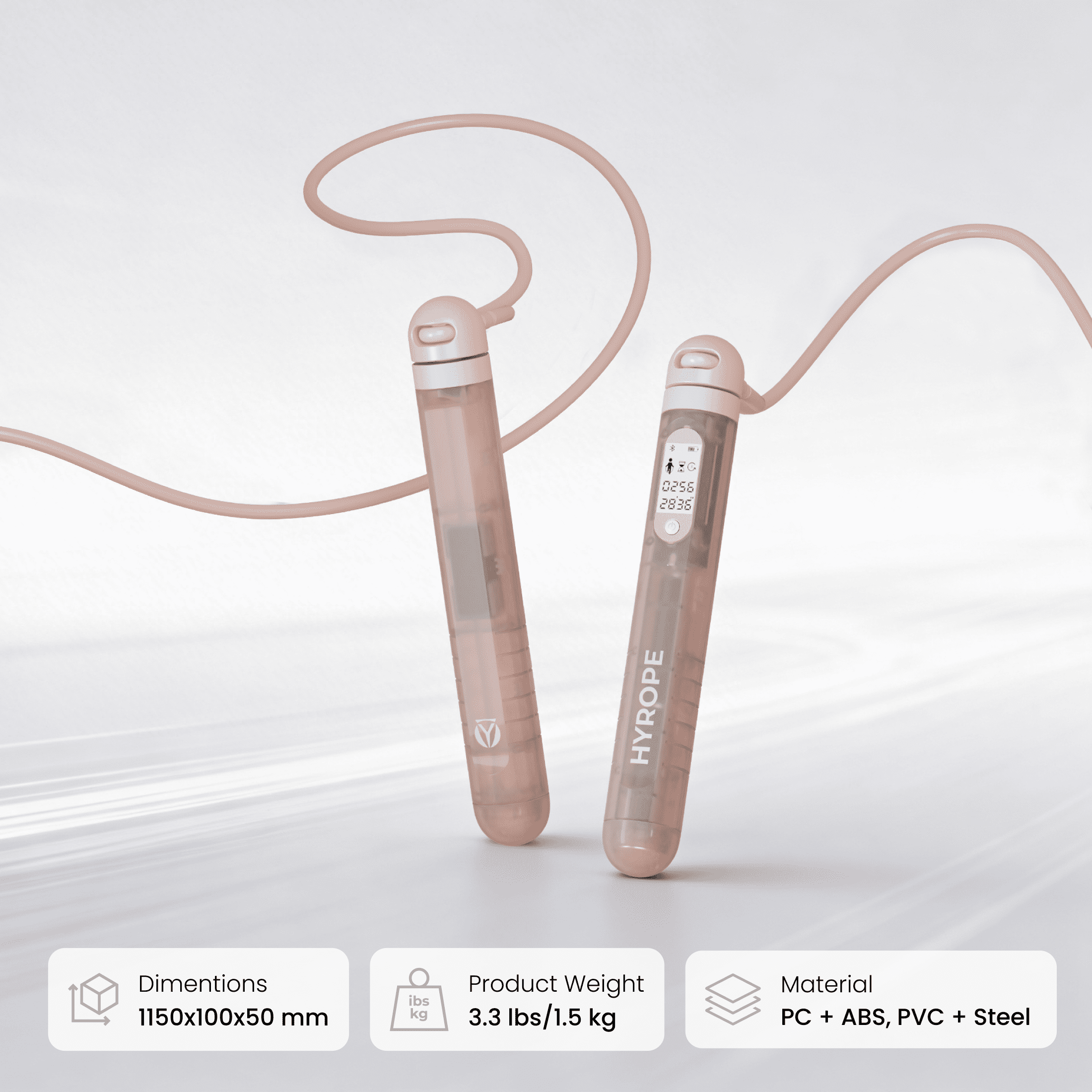 Smart Jump Rope with AI Powered Fitness Tracking,  Lifetime Fitness App Access, Adjustable for Men, Women, Cardio Workout, Weight Loss, Home Gym Exercise Equipment, Cordless Skipping Balls Included