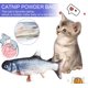 thumbnail image 5 of Juguete para gatos, juguete electrónico para peces, simulación en movimiento, juguete interactivo automático realista para gatos, juguete de felpa para gatos, juguete para masticar con hierba gatera Sincero Electrónica, 5 of 5