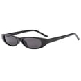 thumbnail image 1 of Gafas de sol HUOGUO Retro Vintage Clout Cat Rapper Ovaladas Unisex, 1 of 3