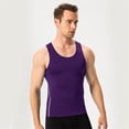 thumbnail image 2 of Afdoent Tank Tops Men Performance Athletic Compression Tank Top For Workout Basketball Gym Running Fitness Sleeveless Shirt Wicking Activewear Beach Vacation, 2 of 4
