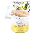 thumbnail image 6 of Vanilla Caramel Latte Coffee Candle 3 Wick Large Soy Scented Candles for Men and Women 15.8 Oz, 6 of 8