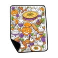 thumbnail image 2 of sruoe Halloween DIY Coloring Throw Blanket, Creative Hand‑Draw Craft, Halloween Home Decor, Halloween Themed Blanket for Sofa Couch Holiday Gathering, 2 of 6