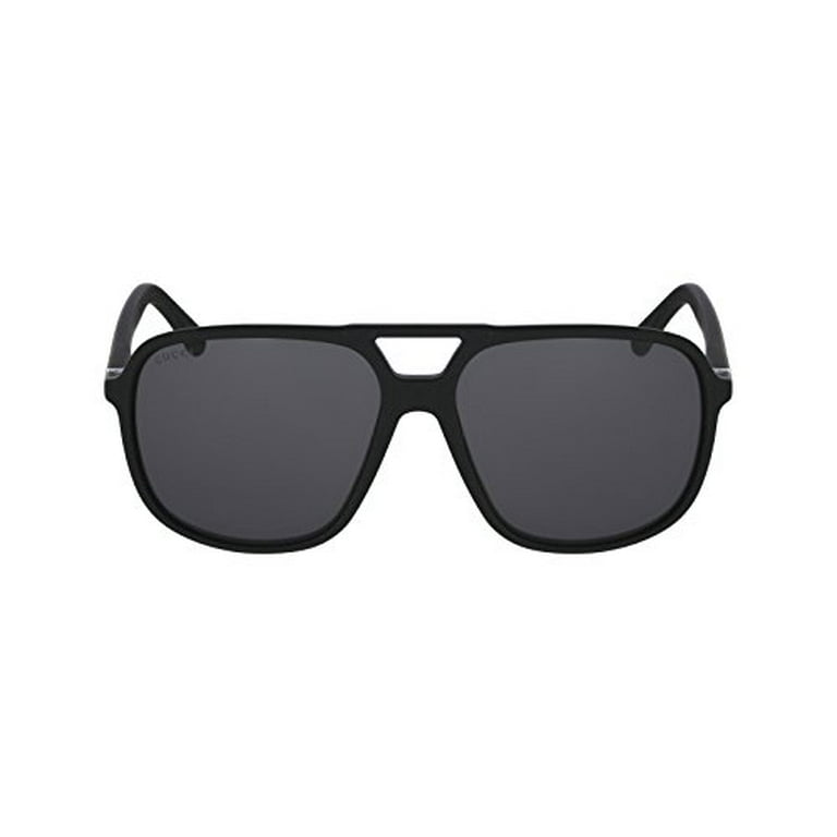 Gucci shiny top black sunglasses