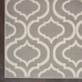 thumbnail image 3 of Nourison Jubilant Trellis Grey 5'3" x 7'3" Area Rug, (5x7), 3 of 11