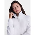 thumbnail image 4 of Avia Women's and Women's Plus Quarter-Zip ScubaKnit Pullover, Sizes XS-4X, 4 of 6
