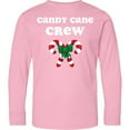 thumbnail image 3 of Inktastic Candy Cane Crew Long Sleeve Youth T-Shirt, 3 of 5