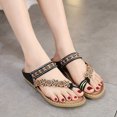 thumbnail image 3 of Vedolay Summer Sandal Women's Comfy Sandals Breathable Summer Orthopedic Open Toe Sandals,Black 7, 3 of 5