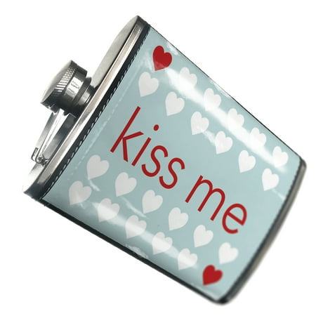 

NEONBLOND Flask Kiss Me Valentine s Day Mint Hearts