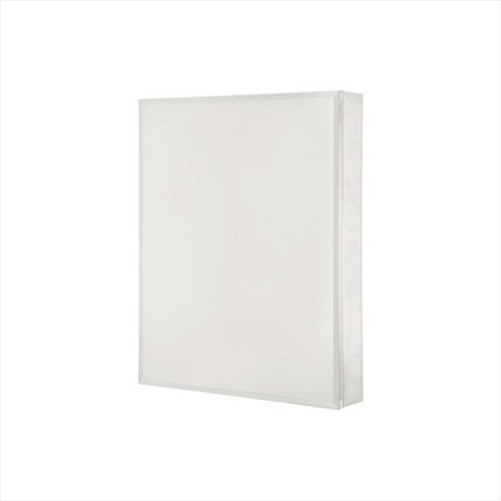 Pegasus SP4582 24 inch Recessed or Surface Mount Medicine Cabinet with Silver Beveled Mirror
