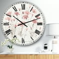 thumbnail image 2 of DesignArt Wildflowers III Large Wall Clock, 2 of 2