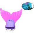 thumbnail image 1 of Kids Topside Snorkel Fins Traje de baño Mermaid Tail Mono Fin Flippers para entrenamiento Buceo Deportes acuáticos al aire libre Pink 1pc Suministros de natación ShuxiuWang 9024715383662, 1 of 1