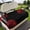 Red, variant on Golf Cart Seat Covers for 2 Seater,Marble Pink Microfiber Cart Seat Towel Blanket,Modern Abstract Artwork Luxury Golden Absorbent Breathable Non Slip Bench Seats Protector for Golf Course 51"x31"