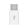 thumbnail image 1 of Injueey Convertidor de adaptador Micro USB a tipo C a línea de accesorios de teléfono convertidores de viaje al aire Teléfono y Comunicación Blanco, 1 of 6