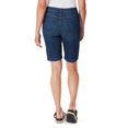 thumbnail image 3 of Gloria Vanderbilt Women's Amanda High Rise Bermuda Short, Berwyn W Whiskers, 10 Petite, 3 of 3