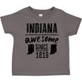 thumbnail image 3 of Inktastic Indiana Awesome Since 1816 Boys or Girls Toddler T-Shirt, 3 of 5