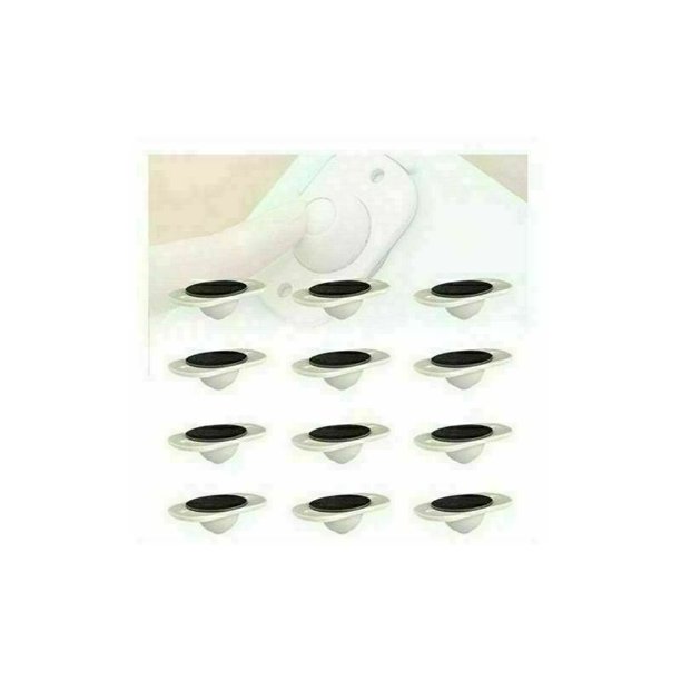 Mini Roulette Auto-AdhéSive Forte Roue En Plastique, Poulie Universelle De Type PâTe De Roulette à Rotation De 360 DegréS, Roues De Poulie De BoîTe De Rangement (12pièces,Perles de colle) Kuyhfg Bienvenido a Kuyhfg