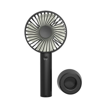kedshhgu Mini Handheld Fan Personal Portable Fan 3 Speed Adjustable Angle Removable Base USB Recharging Battery Operated Small Desk Cooling Face Fan for Home Camping