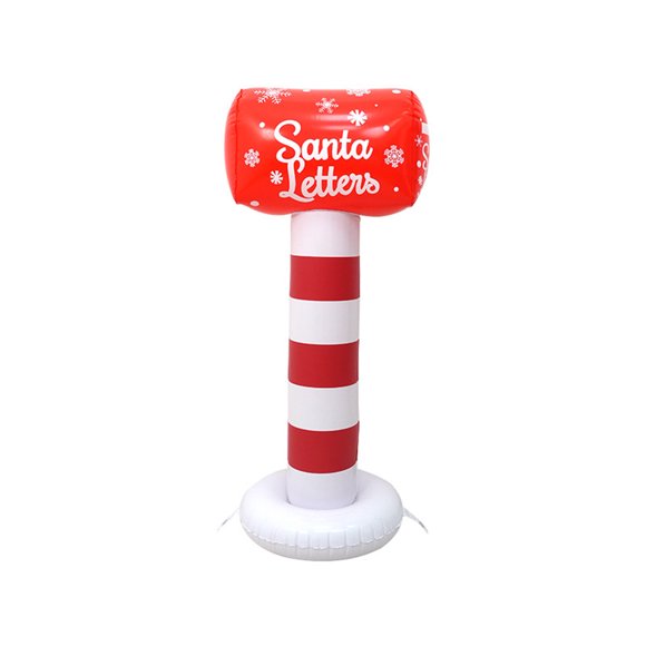 Outdoor Christmas Decorations Inflatable Pvc Christmas Mailbox Model Ideal for Indoor and Outdoor Decoration on Christmas Eve Christmas Decorations Indoor