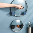 thumbnail image 3 of Baohd 2X Étagère Suspendue Support Mural ABS Réglable Flexible Commodité Support Multifonctionnel Gadget de Cuisine Noir, 3 of 6