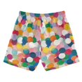 thumbnail image 7 of FORMRS Boys Swim Trunks Quick Dry Mesh Liner Boardshorts Sizes XS-XL, Dark Colorful Circles, 7 of 7