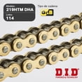 thumbnail image 2 of Cadena para motocicleta 219HTM/DHA/G&Bx114L, 2 of 6