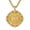 B, variant on Saint Michael Necklace for Men, 14K Gold Plated St Michael Archangel Medal Pendant, Catholic Religious Jewelry Gift