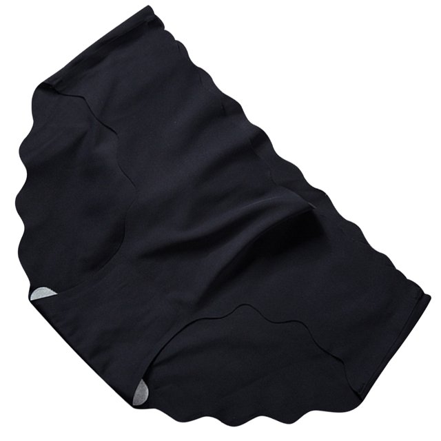 Guardurnaity Ropa interior de mujer Calzoncillos de cintura baja sin costuras Bragas de color sólido, Blanco, L Prendas para la parte inferior del cuerpo Negro L