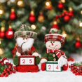 thumbnail image 6 of ZPAQI Christmas Holiday Gnomes Advents Calendar Ornament Soft Plush Toy Countdowns, 6 of 14