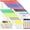 Multicolored-8sizes-42PCS, variant on 12pcs Large A4 Mesh Zipper Pouch File Bags General Reusable Zippered Pouches for Organizing Classroom, Board Game Storage, Puzzle Bags