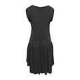 thumbnail image 5 of LYXSSBYX Casual Dresses for Women Women's Round Neck Color Matching Loose Fitting Dress European and American Fashion Women's Knitted Skirt, 5 of 9