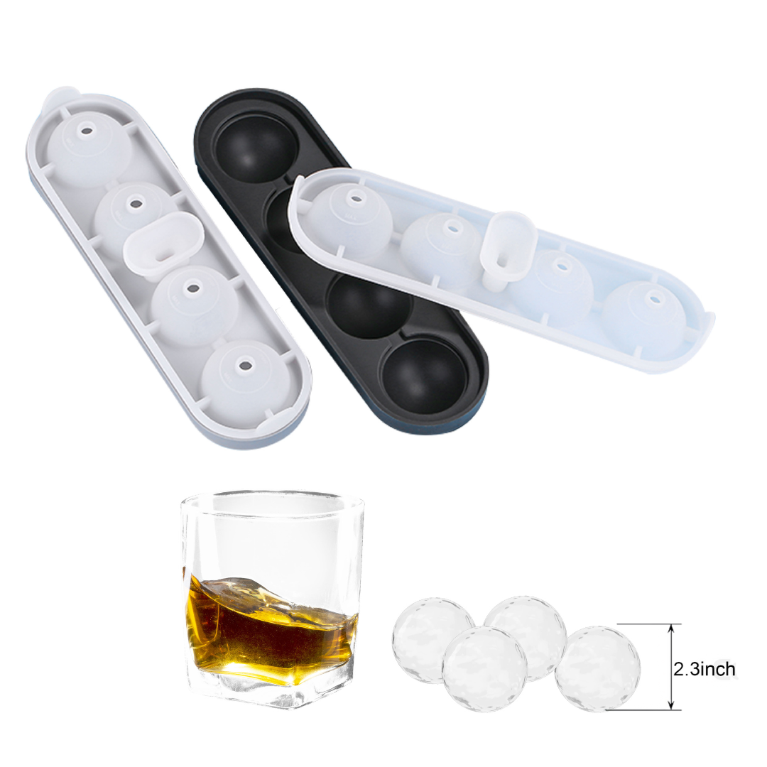 Group Vertical Ice Cube Tray Large Ball Ice Cube Mold 8 Cubes 2