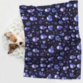 thumbnail image 6 of Disketp Skull flower leaf purple Dog Blanket/Bed Cover for Dogs and Cats,Puppy Essentials-Small, 6 of 8