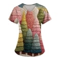 thumbnail image 2 of Nurse Scrubs, Uv Protection Beach Casual Tops Wrinkle Resistant Business Tees Back To School Essentials 2025 Plus Size Loose Fit Dailywear Spring Break Graphic Blouses Multi L, 2 of 5