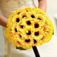 thumbnail image 4 of Girasoles artificiales KAIYANG 100 piezas 2,8' amarillos a granel, 4 of 4