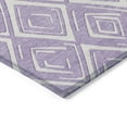 thumbnail image 4 of Addison Rugs Chantille Indoor/Outdoor Transitional Diamonds Lavender Washable Rectangle Rug, 8' x 10', 4 of 6