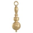 thumbnail image 2 of B&P Lamp® 10 7/8" Colonial Style Cast Brass Back Plate, Unfinished, 2 of 2