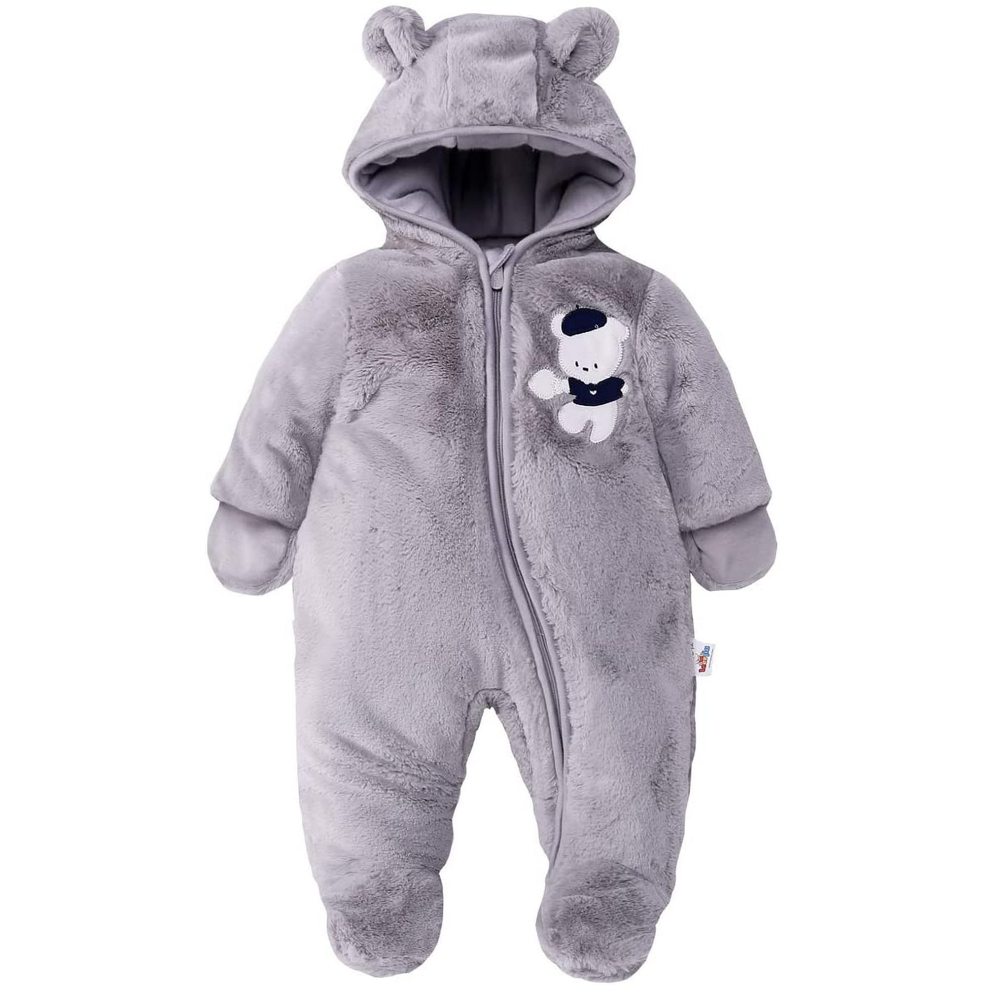 Ul Li Baby Cute Fleece Snowsuit 100 High Quality And Brand New Recommanded For Baby Of 0 18 Months Li Li Polyester Filler And Cotton Lining With Undetachable Booties And Foldable Gloves To Keep Your Baby Warm In