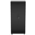 thumbnail image 4 of Hassch 71" Tall Metal Cabinet with Wheels, Rolling Tool Cabinet with Locking Doors, Storage Cabinet with Adjustable Shelves for Home Office, Garage, Warehouse, Black, 4 of 11