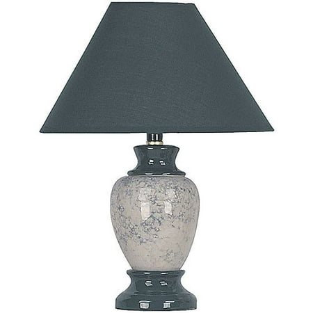 ORE International Ceramic Table Lamp, Green